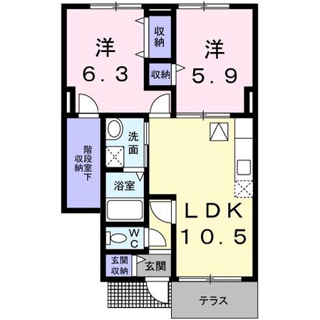 フローレスの物件間取画像